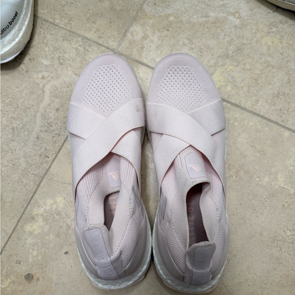 Adidas UltraBoost 5.0 DNA Slip-On Women's Pink Athletic Shoes